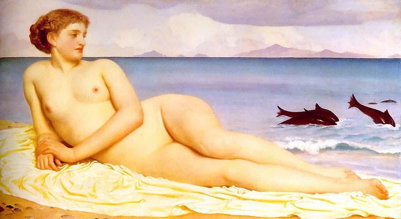 Lord Frederic Leighton Actaea, the Nymph of the Shore oil painting image